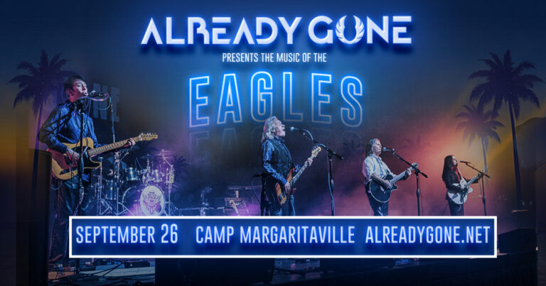 Already Gone performing live, presenting the music of the Eagles at Camp Margaritaville Crystal Beach on September 26